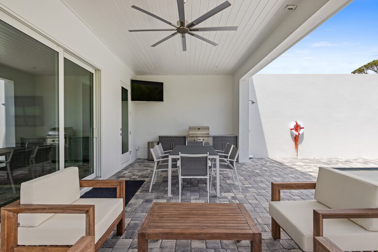 Custom Home With Boat Slip Steps from the Ocean and Town - New Smyrna Beach, Florida