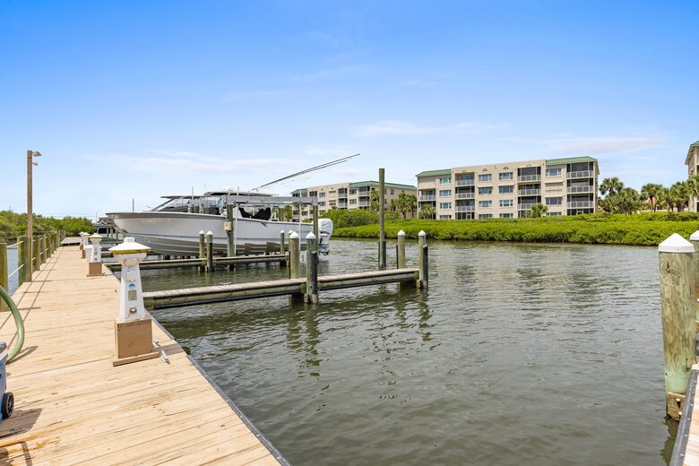 Custom Home With Boat Slip Steps from the Ocean and Town - New Smyrna Beach, Florida