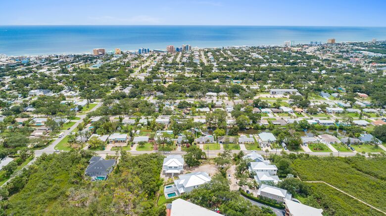 Custom Home With Boat Slip Steps from the Ocean and Town - New Smyrna Beach, Florida