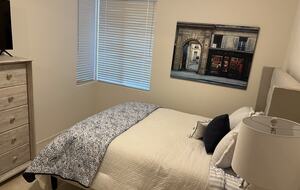 1 of 2 queen size guest rooms