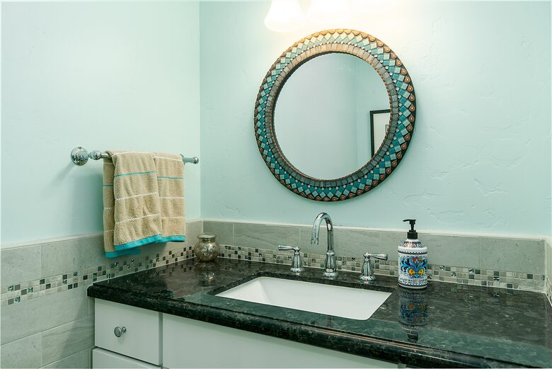 First floor half bath