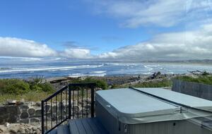 Hot tub on the beach