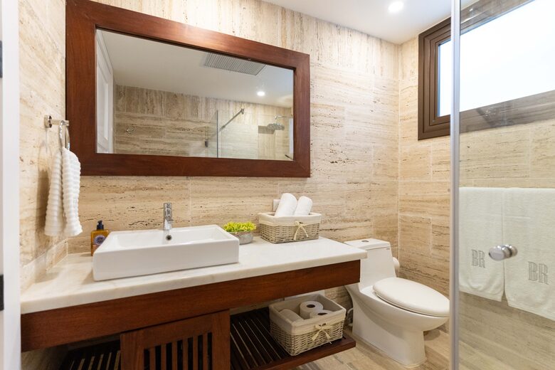 Third bathroom and shower