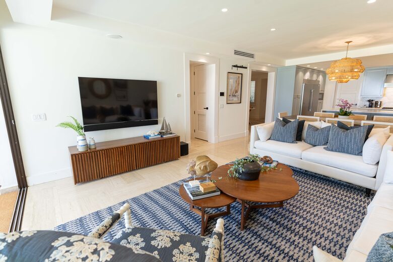 Living room TV surround system