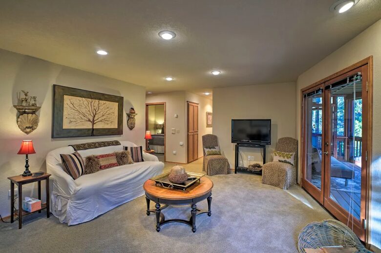 Lower level living room
