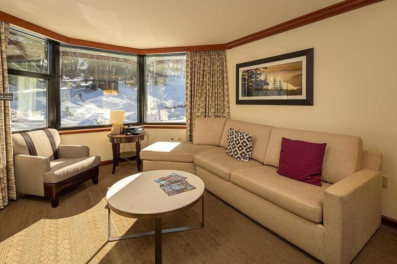 Ski In/Ski Out Everline Resort - Fireplace Suite - Olympic Valley, California