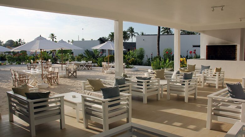 A Premium Room with Terrace and Pool at the Dhow Inn Boutique Hotel Zanzibar - Paje, Tanzania