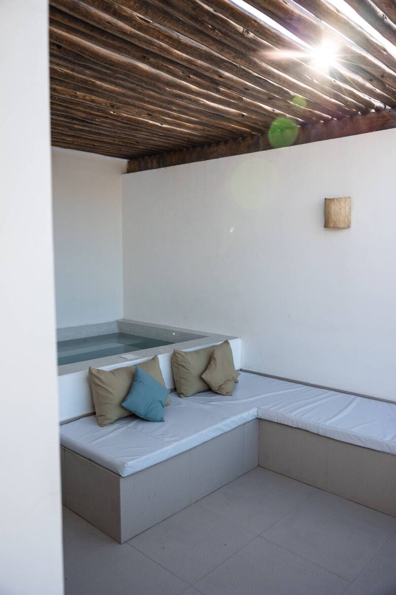 A Premium Room with Terrace and Pool at the Dhow Inn Boutique Hotel Zanzibar - Paje, Tanzania