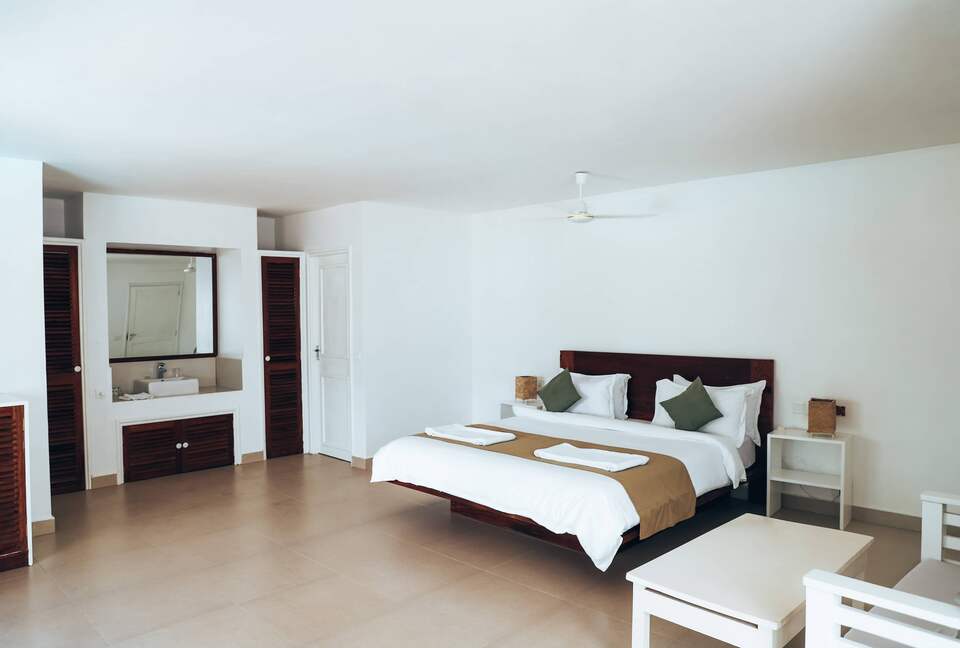 A Premium Room with Terrace and Pool at the Dhow Inn Boutique Hotel Zanzibar - Paje, Tanzania