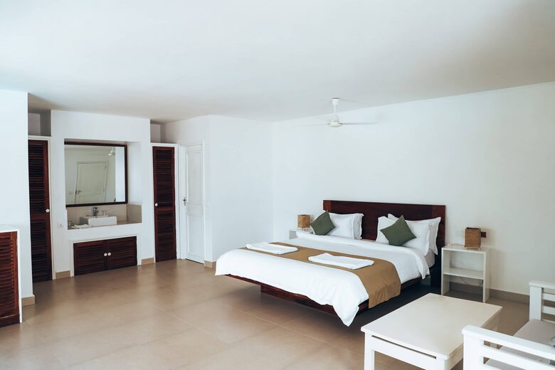 A Premium Room with Terrace and Pool at the Dhow Inn Boutique Hotel Zanzibar - Paje, Tanzania
