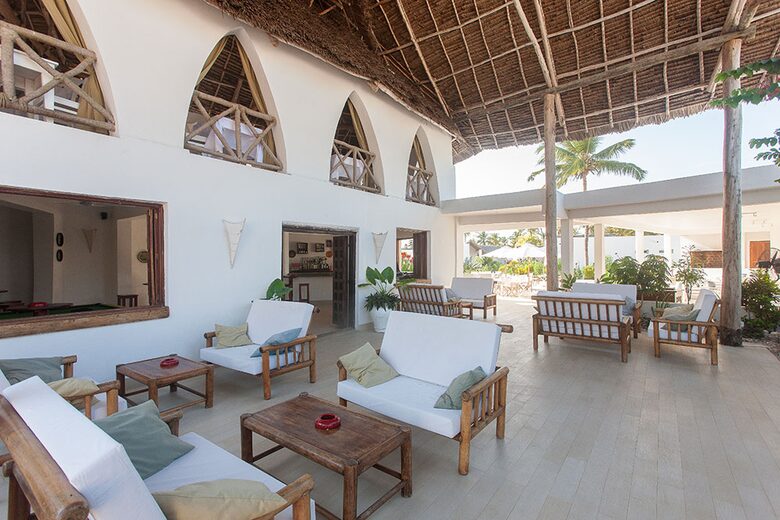A Premium Room with Terrace and Pool at the Dhow Inn Boutique Hotel Zanzibar - Paje, Tanzania