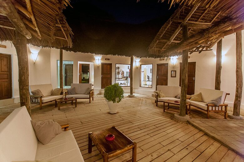 A Premium Room with Terrace and Pool at the Dhow Inn Boutique Hotel Zanzibar - Paje, Tanzania