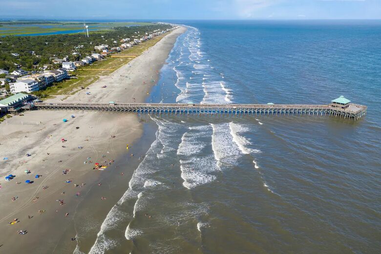 Beachfront Villa Folly Beach - Folly Beach, South Carolina