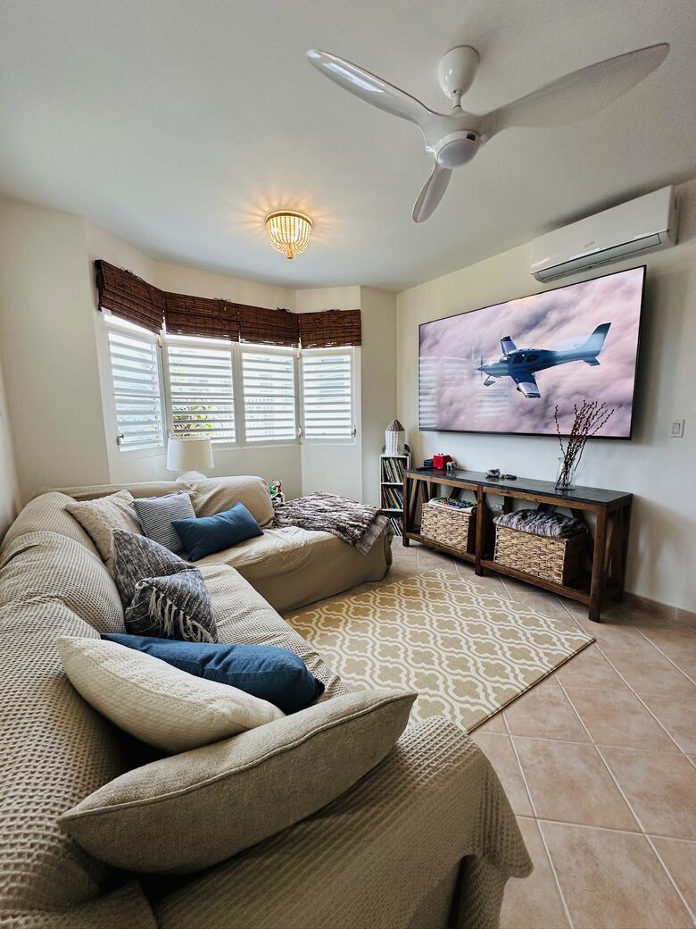 Cozy tv room