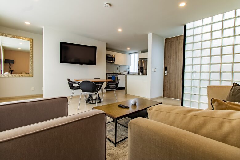 2 BD Coyoacan | New Equipped Condo W/GYM & ROOF - Ciudad De Mexico, Mexico