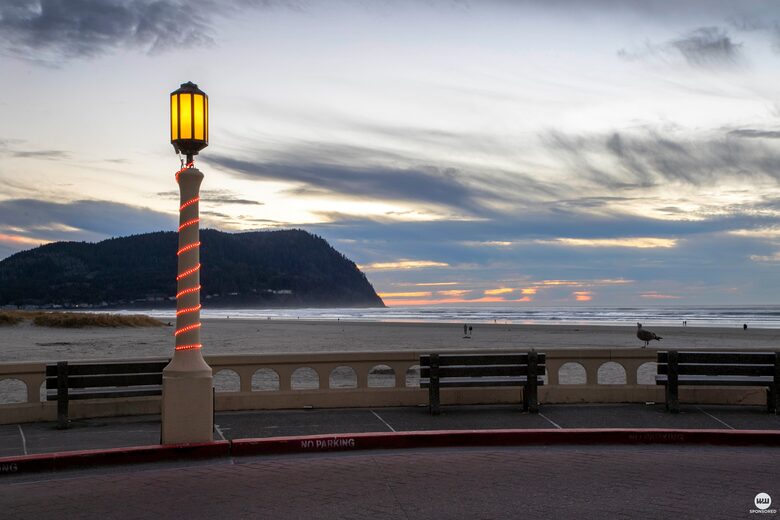 Seaside Promenade View of Tillamook Head