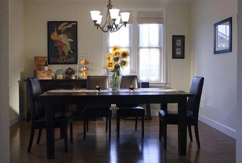 Dining Room with your own personal Wine Fridge