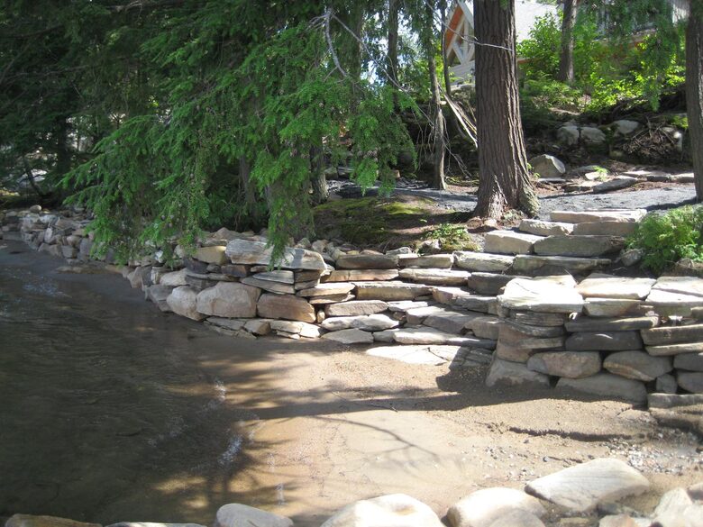 easy access to water and sandy beach