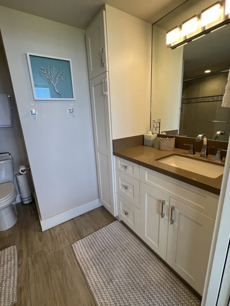 Queen bedroom bath with closet