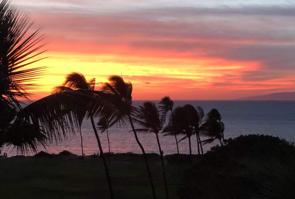 Sunsets from the lanai