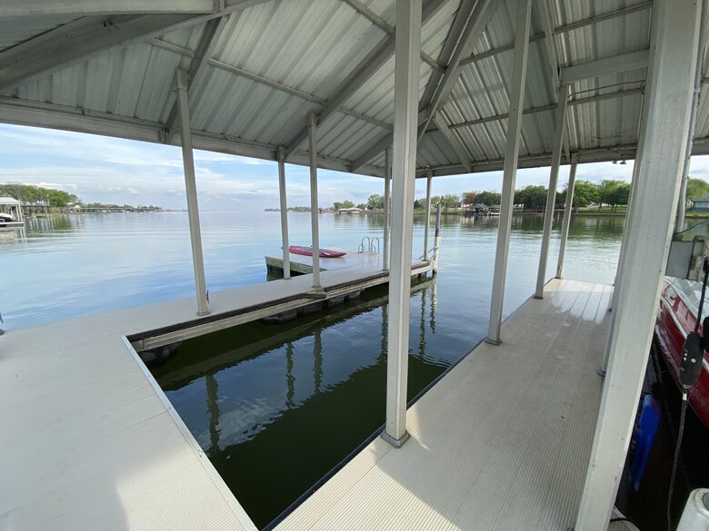 Private Boat Dock with an open slip if you want to bring your boat