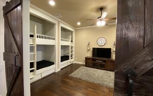 Four Twin Beds located in Gameroom