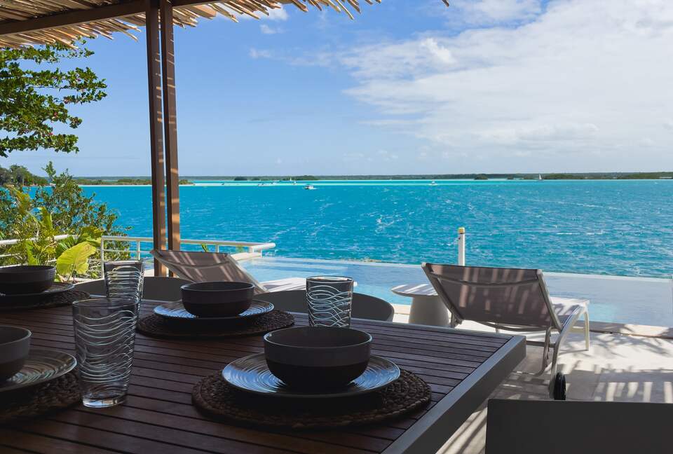 Casa Sol y Luna - Infinity pool - Bacalar Lagoon Waterfront - Bacalar, Mexico