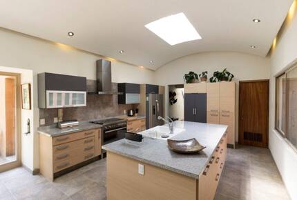 kitchen with outdoor view