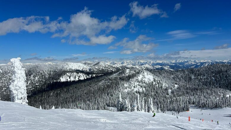View from the Summit on top of the mountain