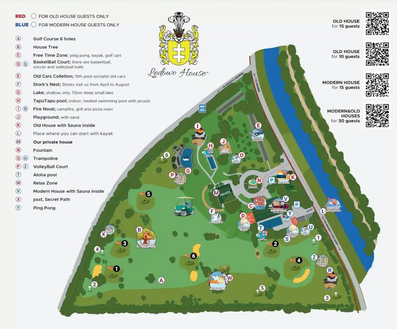 LedowoHouse Industrial Style with own Golf Course and Pool - Ledowo, Poland