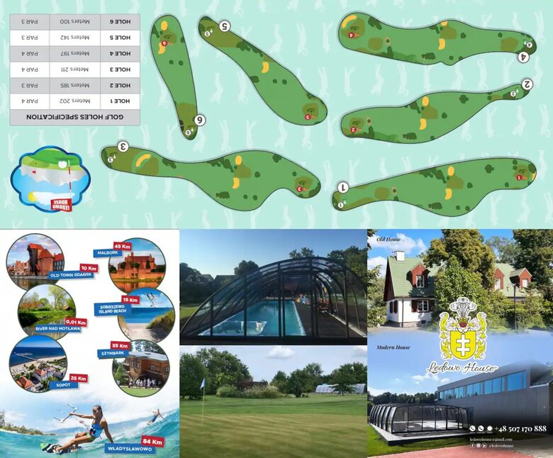 LedowoHouse Industrial Style with own Golf Course and Pool - Ledowo, Poland