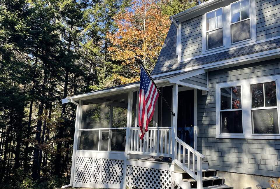 Modern Cottage on a Wooded Lot with Beach Access - New Harbor, Maine