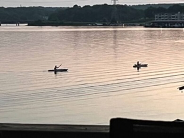 Kayaking in the cove