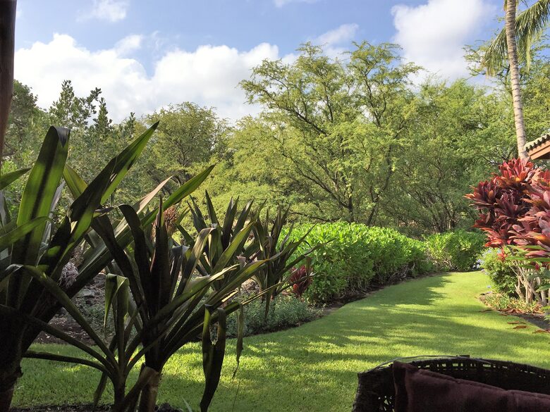 Private area by lanai