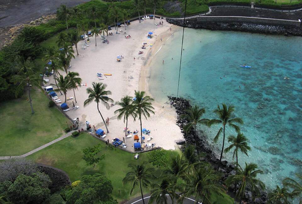 Mauna Lani Beach Private Beach Club included with stay