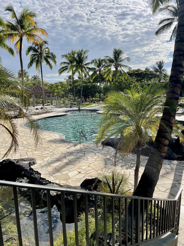 Beautiful pool, spa and fitness room on property