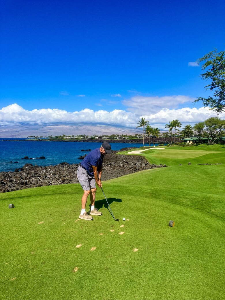 Lots of golf close by (Mauna Lani Golf Club)