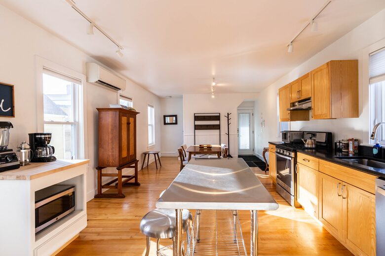 Quiet, Modern Apartment with Parking & Harbor Views - Portland, Maine