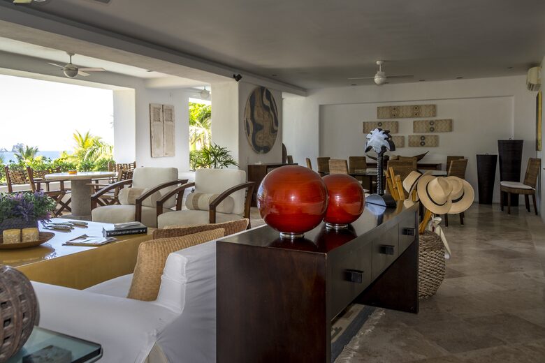 Living and dinning rooms