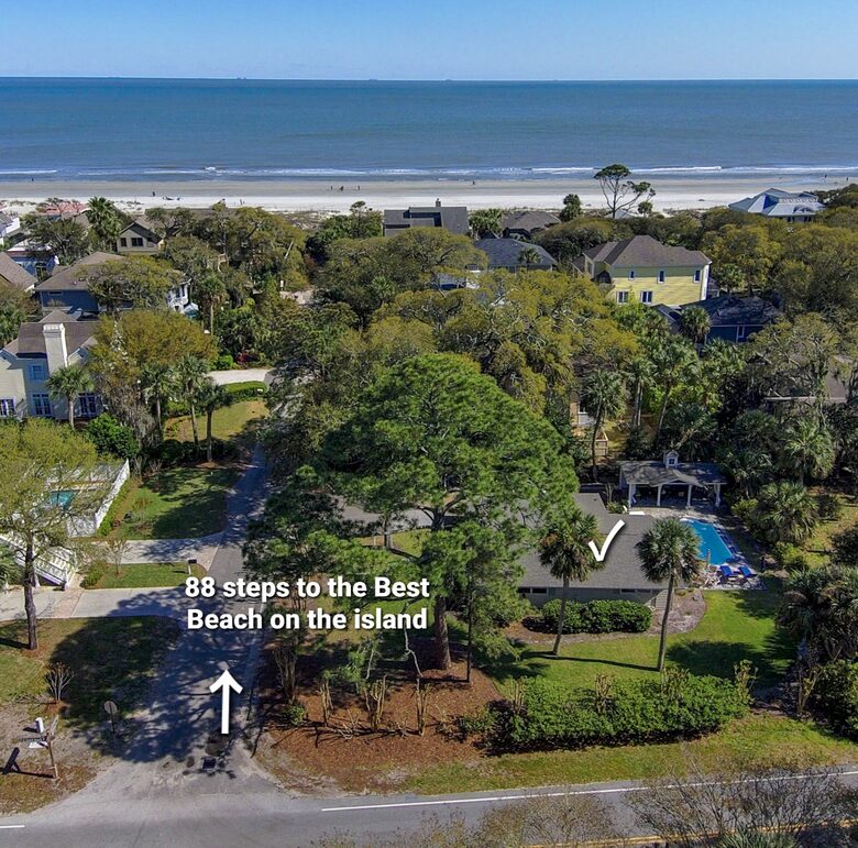 Charming Beach Cottage 88 Steps From the Sand - Hilton Head Island, South Carolina