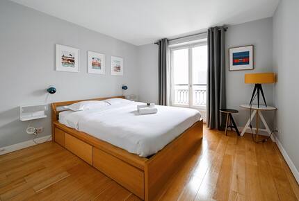 European King bed (160cm wide) with hotel-quality linens
