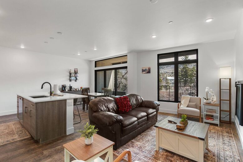 Modern Hideaway with Patio Overlooking the Blue River - Silverthorne, Colorado