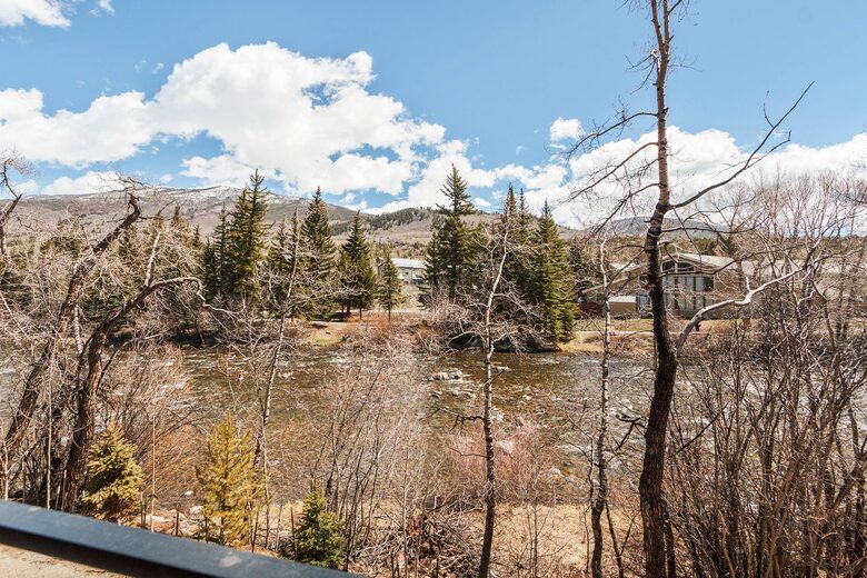 Modern Hideaway with Patio Overlooking the Blue River - Silverthorne, Colorado