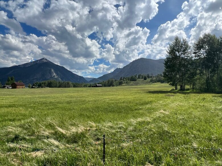 View from front porch of Peak One