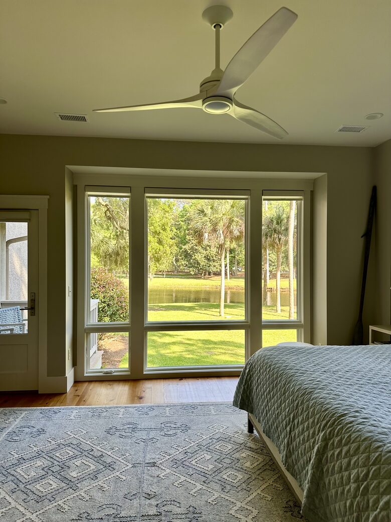 View from Bedroom #4 with private deck.