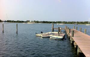 Town dock on Taylors Creek.