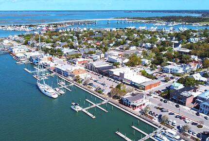 Beaufort NC from the air. "Best Small Town in America"