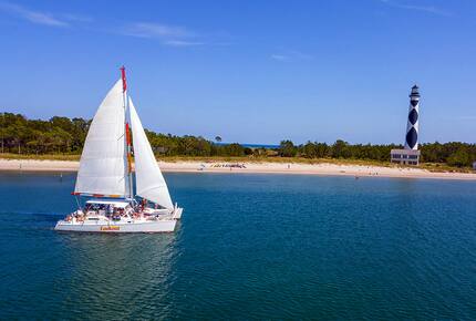 Take a charter sail out to Cape Lookout and climb to top of lighthouse