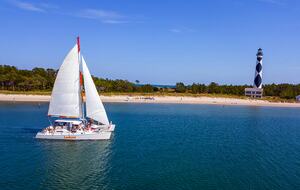 Take a charter sail out to Cape Lookout and climb to top of lighthouse