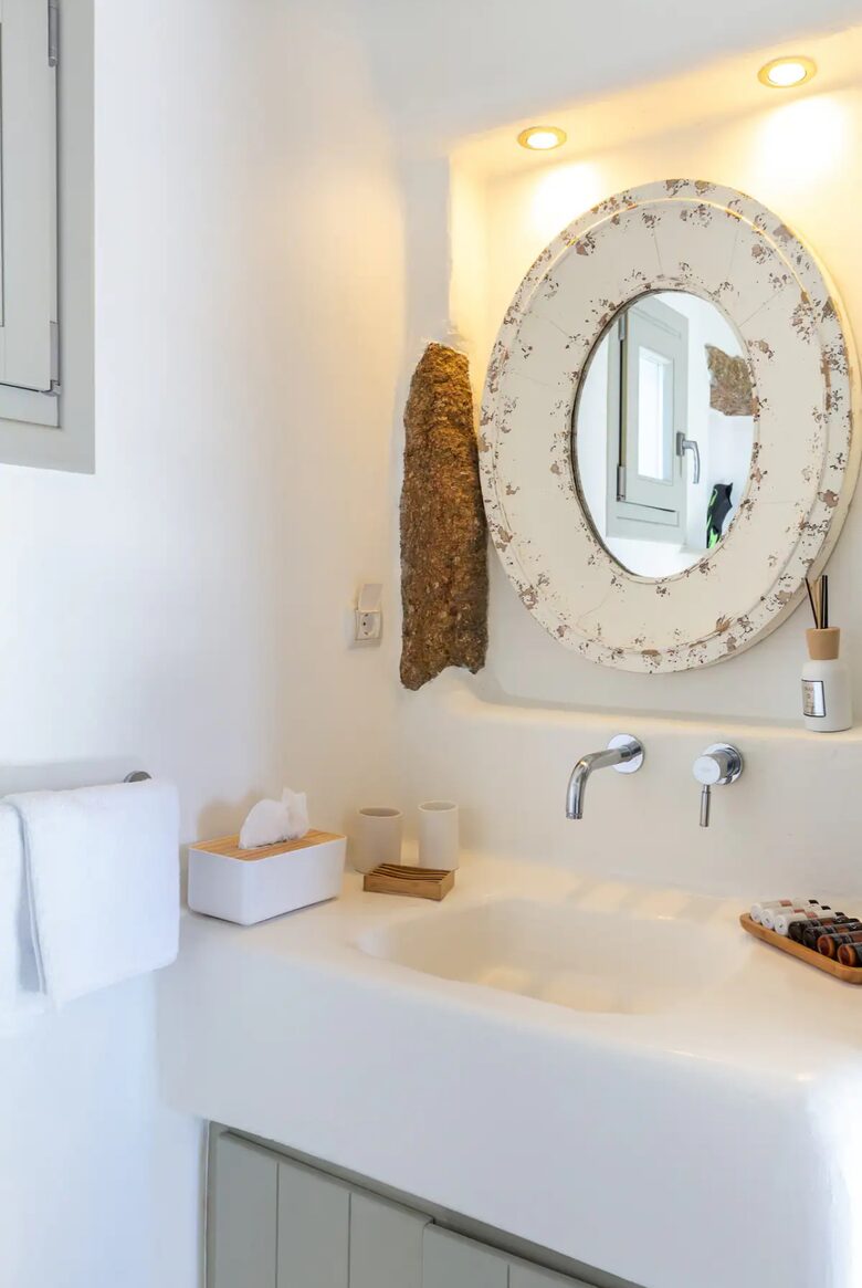 Master bathroom with shower
